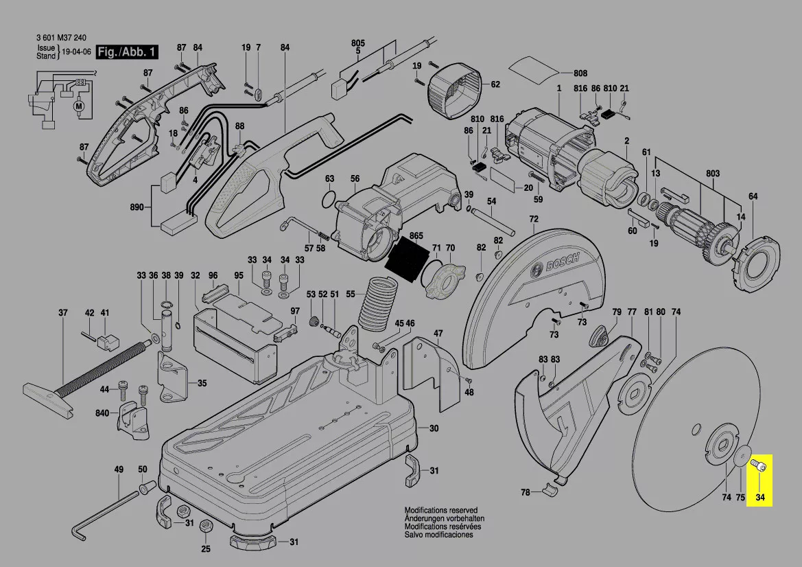 Vis réf. 1 609 B03 630 Bosch